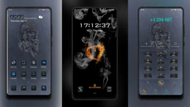 Ghost swordsman EMUI Theme