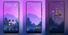 Gradient Mountain EMUI Theme