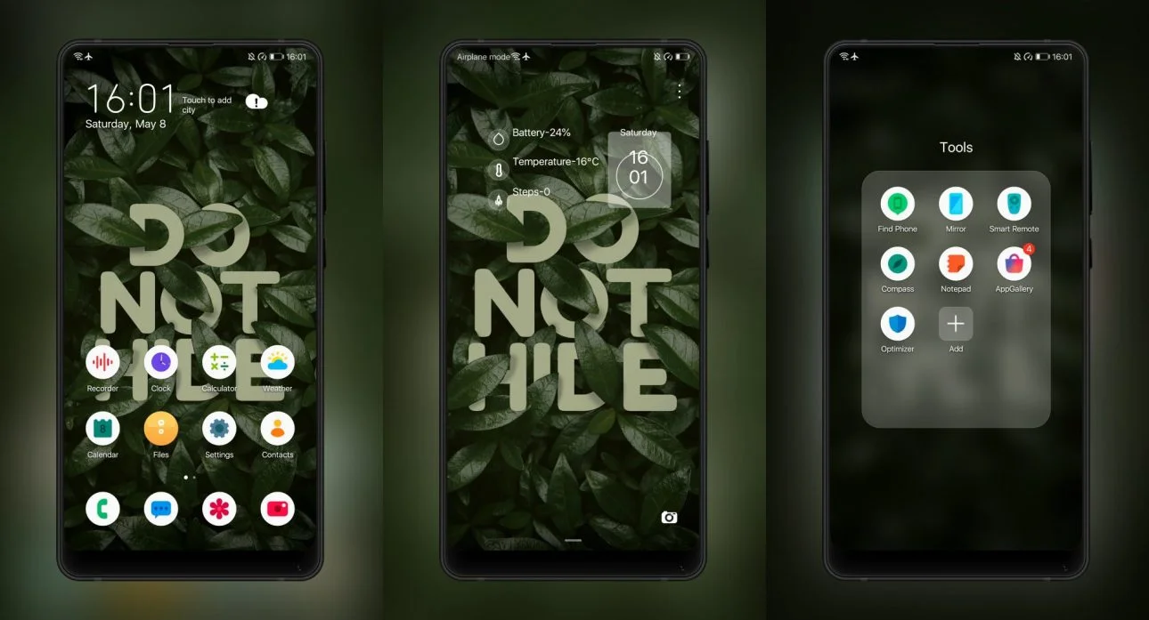 HUAWEI BLUE EMUI Theme