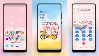 Happy pig EMUI Theme
