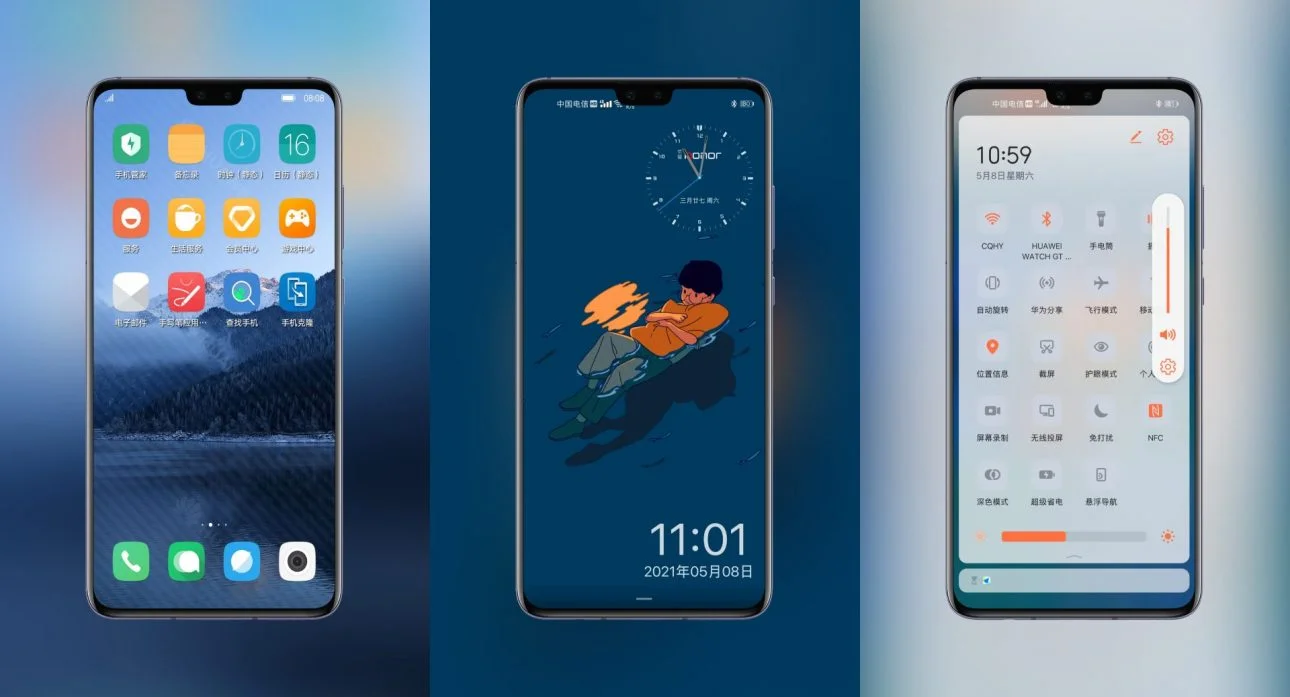 Huawei Orange EMUI Theme