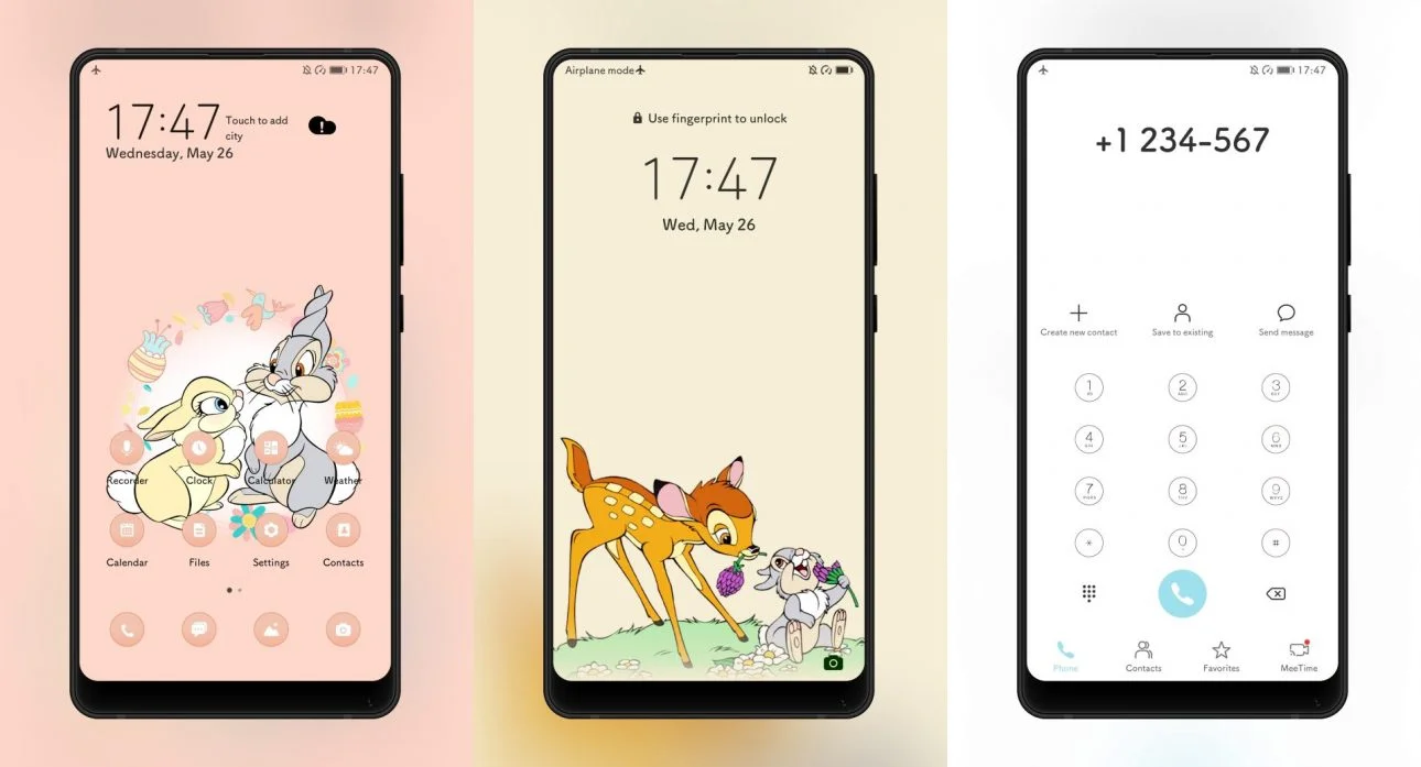 Little deer rat EMUI Theme