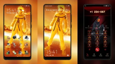 Dark Naruto EMUI Theme