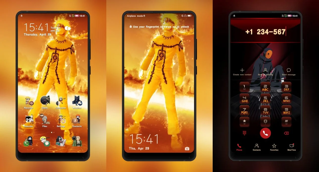 Dark Naruto EMUI Theme