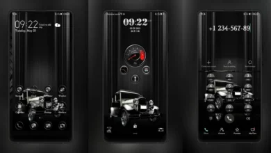 Old Silver car flash EMUI Theme