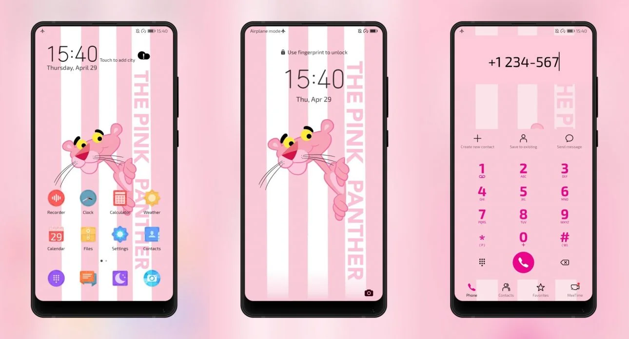 Pink Panther EMUI Theme