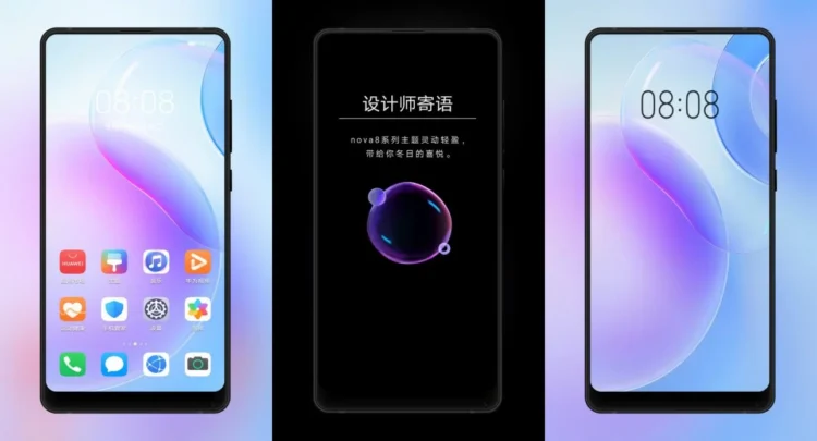 Purple Amber one take EMUI Theme