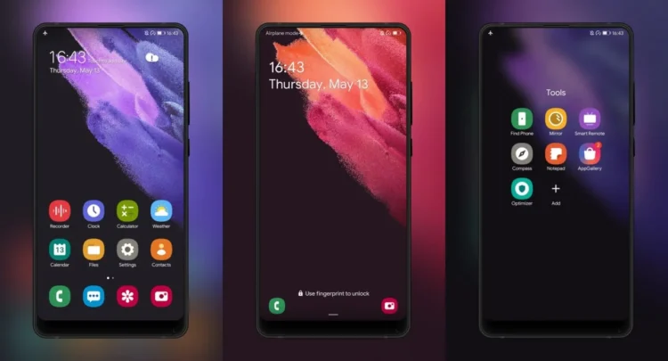 Samsung S21 OneUI EMUI Theme