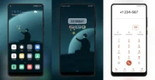 Simple crimson EMUI Theme