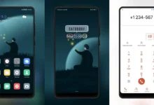 Simple crimson EMUI Theme