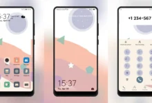 Star trails EMUI Theme