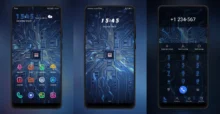 Tech Neon EMUI Theme