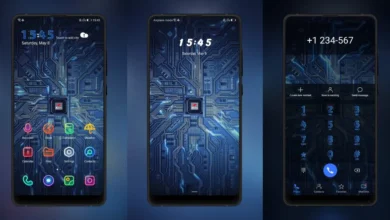 Tech Neon EMUI Theme