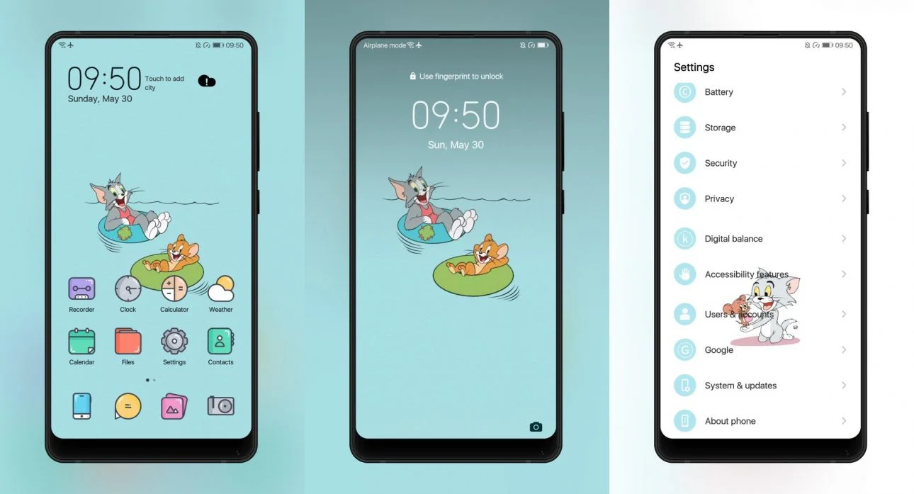 Tom and Jerry v4 EMUI Theme
