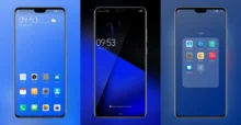 Blue and Black EMUI Theme