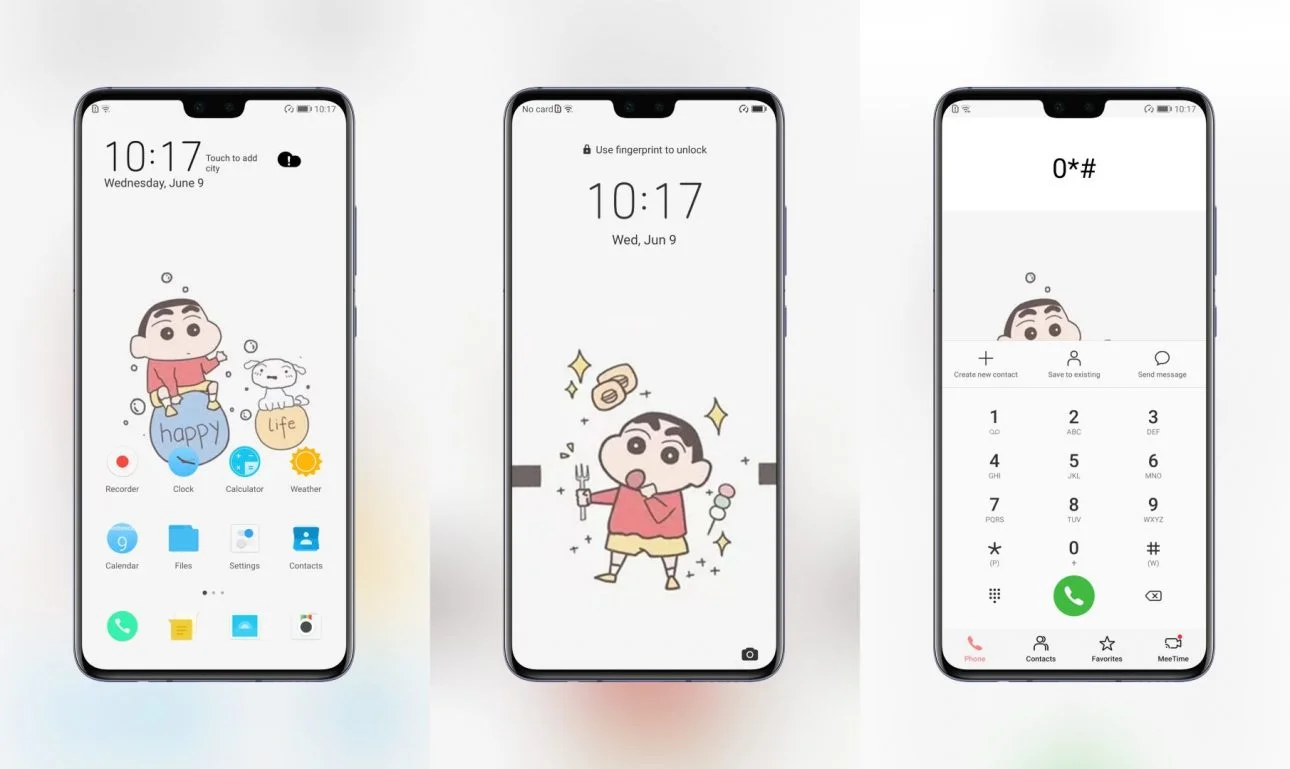 Crayon Shin-Chan v4 EMUI Theme
