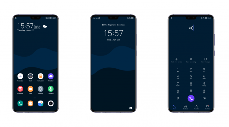 Deep Night EMUI Theme