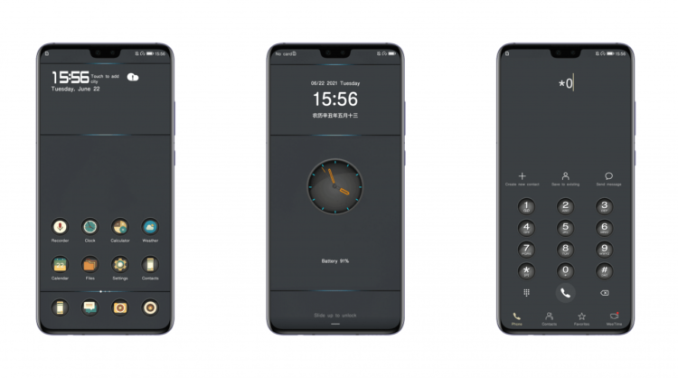 Elegant Grey EMUI Theme