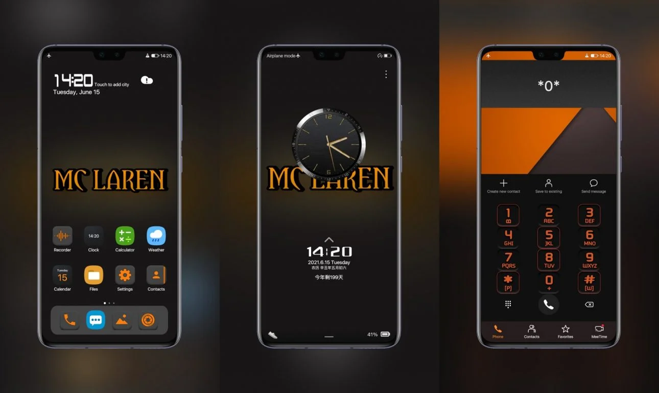McLaren EMUI Theme