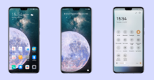 Purple Moon one take EMUI Theme