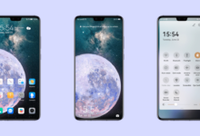 Purple Moon one take EMUI Theme