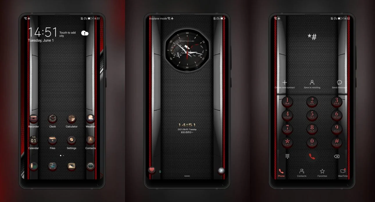 The door of Create Sec EMUI Theme