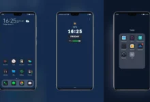 iOS Blue Material EMUI Theme