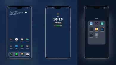 iOS Blue Material EMUI Theme