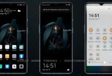Black Widow one take EMUI Theme