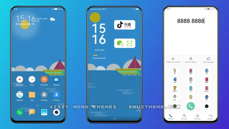 Blue GP EMUI Theme