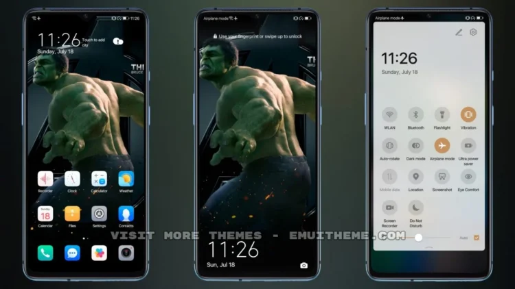 Hulk one take EMUI Theme