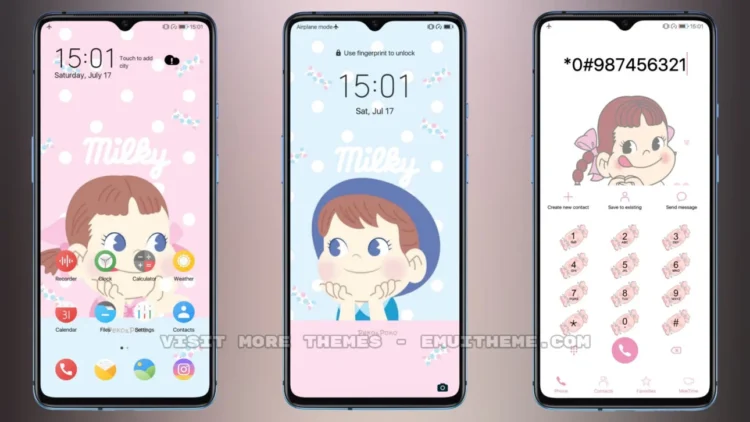 Milk Girl-Fairy EMUI Theme
