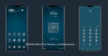 Navy Blue EMUI Theme
