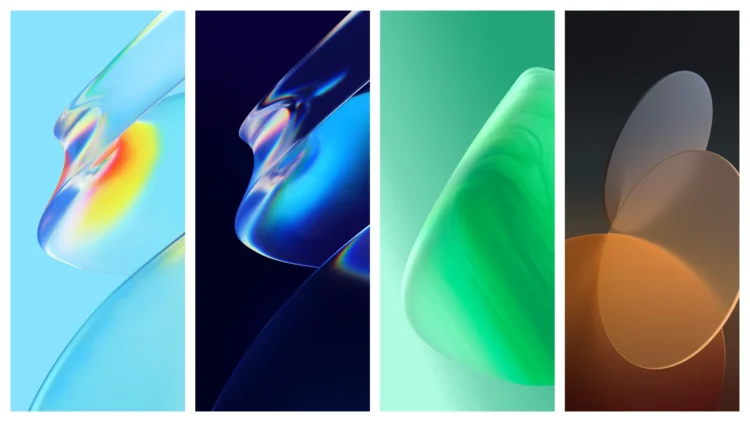 Oppo A54 and A74 5G Stock Wallpapers