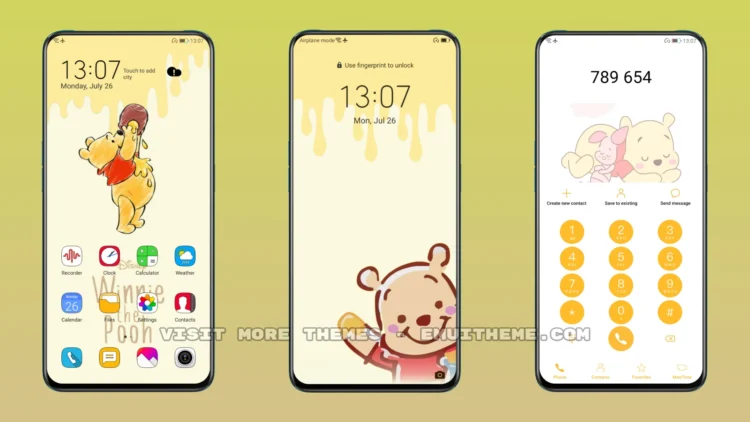 Winne The Pooh EMUI Theme