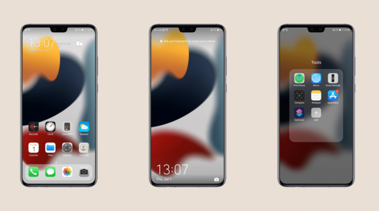 iOS 15 EMUI Theme