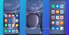 Blue Moonstone one take EMUI Theme