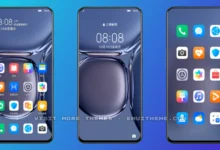 Blue Moonstone one take EMUI Theme