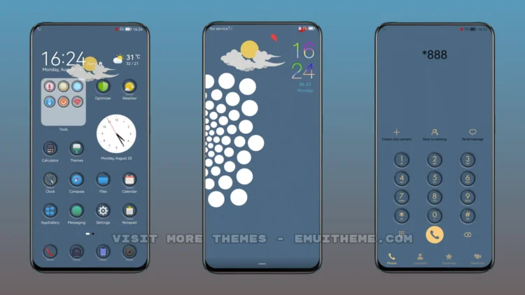 Dark Shadow EMUI Theme