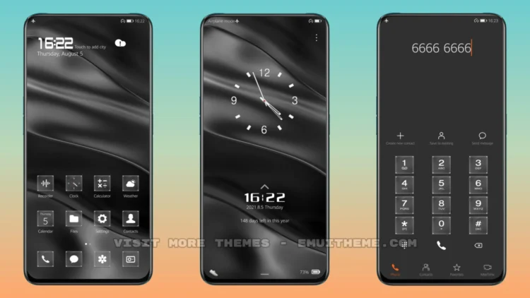 Dark Silk EMUI Theme