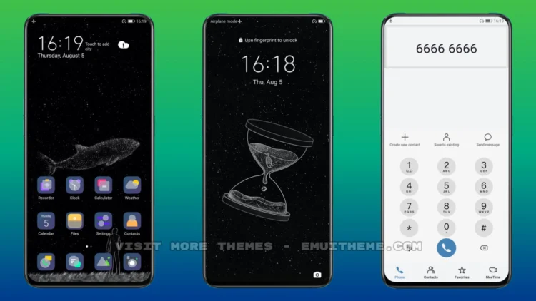 Deep Blue EMUI Theme