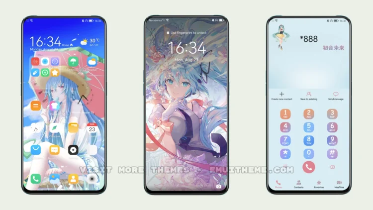 Hatsune Miku EMUI Theme