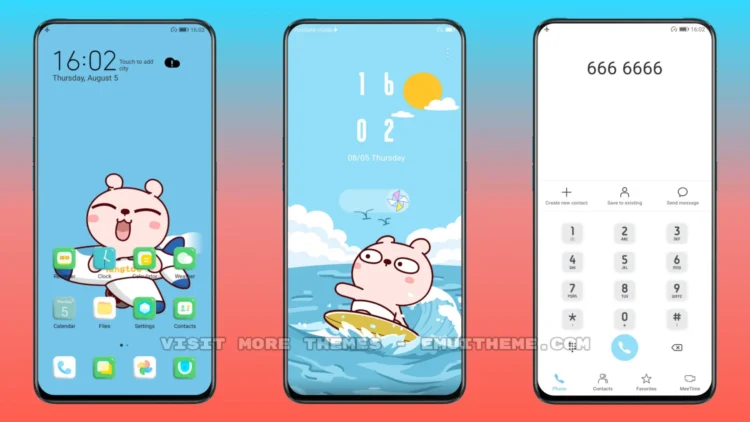 Lazy Bunny EMUI Theme