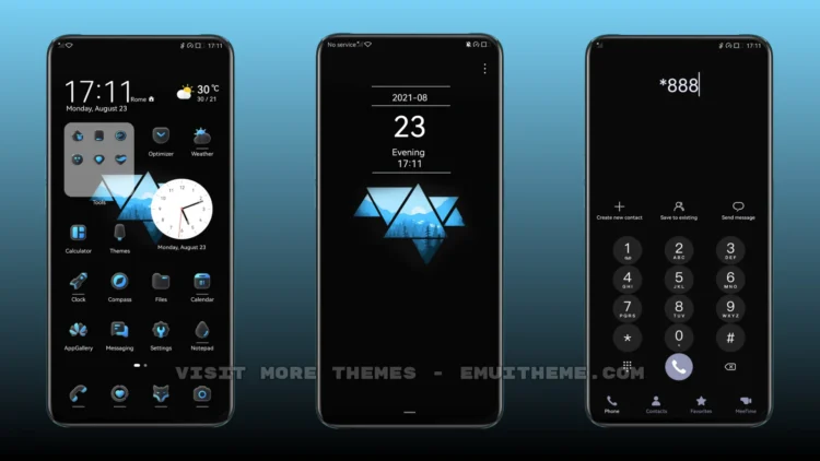 Minimal Black EMUI Theme