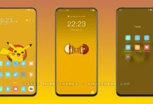 Pikachu v12 EMUI Theme