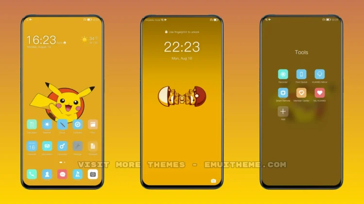 Pikachu v12 EMUI Theme
