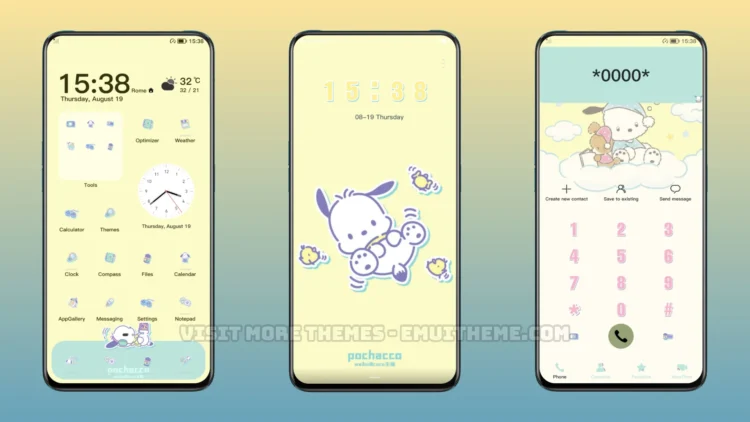 Pochacco EMUI Theme