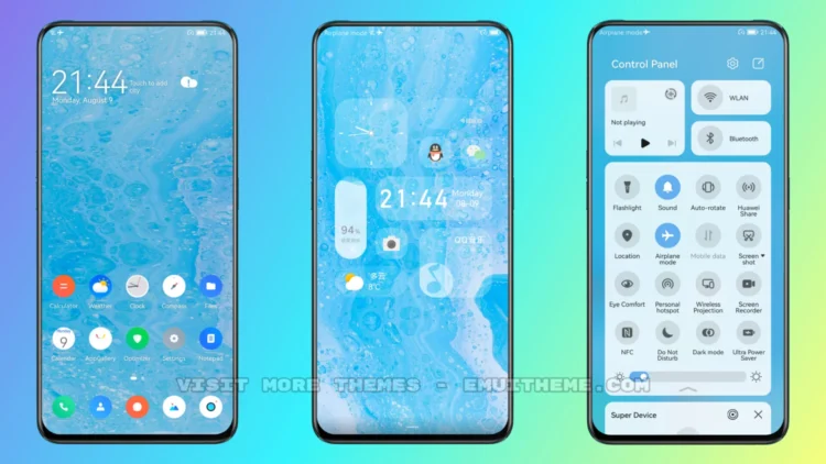 Pure Blue EMUI Theme