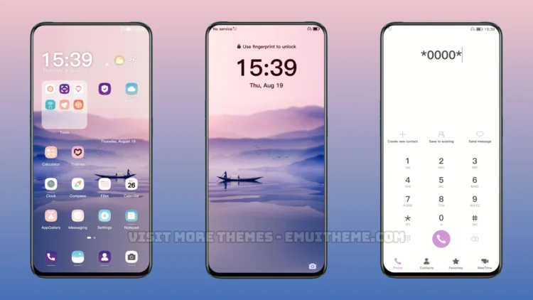 River Boat EMUI Theme