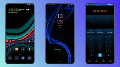 Texture blu EMUI Theme